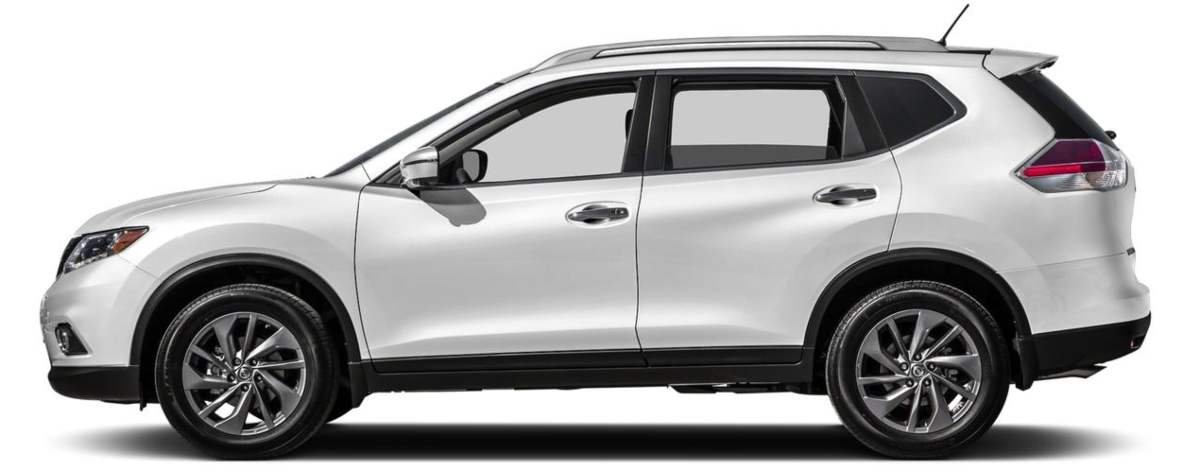 What is an SUV - White Nissan Rouge Crossover