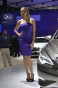 2012 paris motor show blond girl