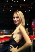 2012 paris motor show blond girl