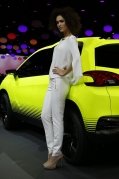 2012 paris motor show brunette girl