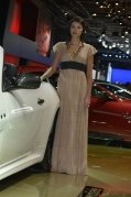 2012 paris motor show brunette girl