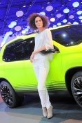 2012 paris motor show brunette girl