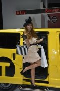2012 paris motor show brunette girl