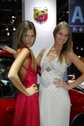 2012 paris motor show brunette girl