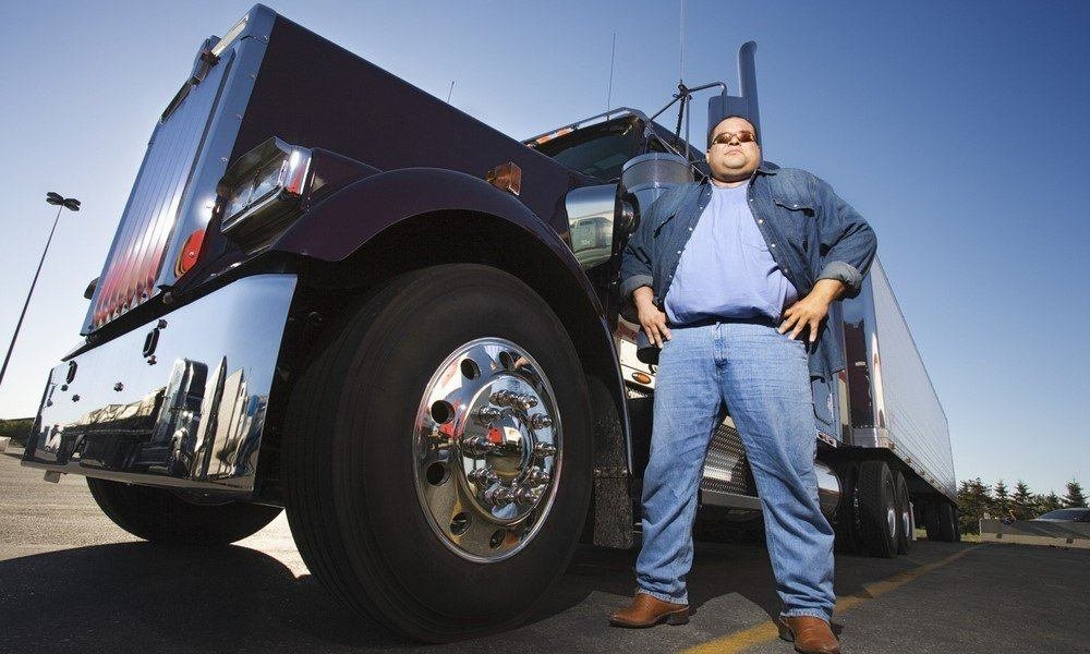 Truck driver Posing